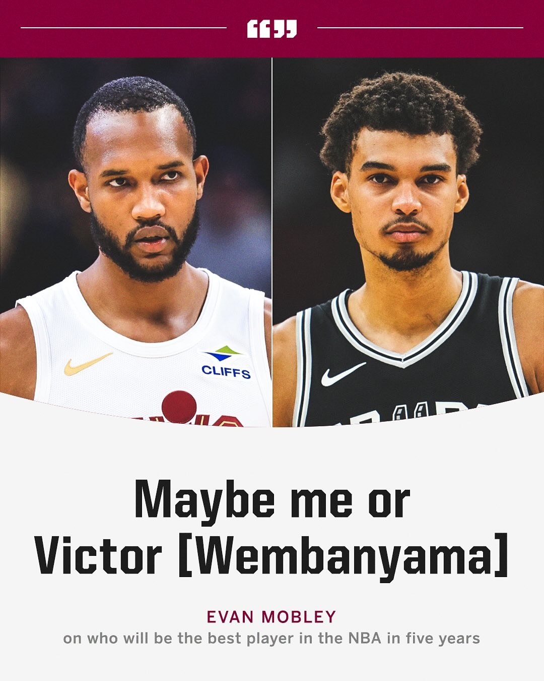未來5年NBA最好的球員會是誰？莫布里：可能是我或者文班亞馬